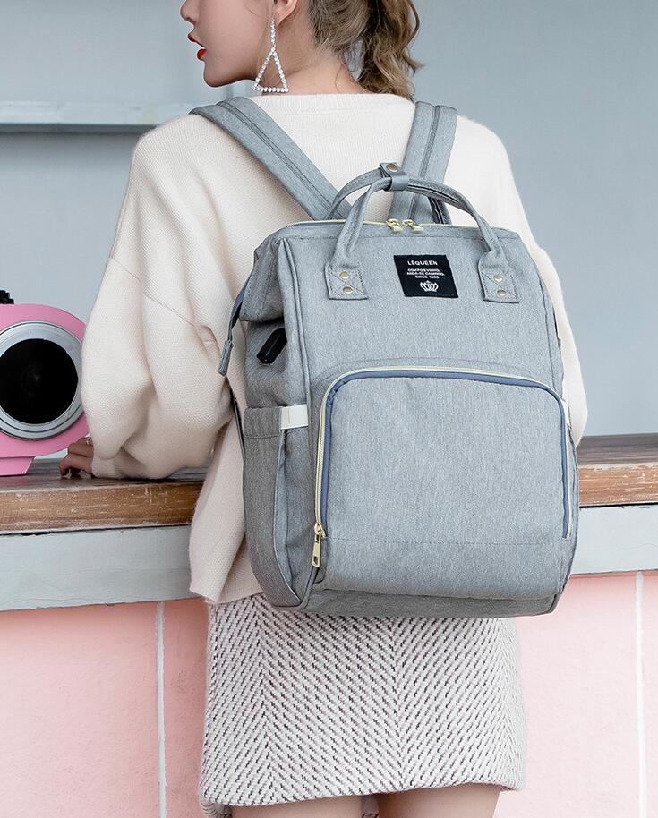 Große Kapazität Windel Tasche Mummy Pflege Windel Rucksäcke Reise Baby