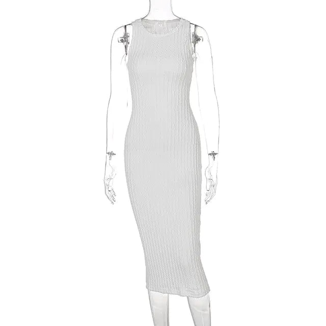 Sommerkleider Strick Tank Longpullover