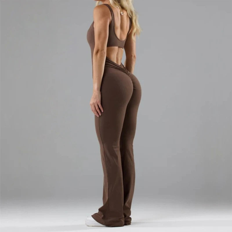 Sportliche ausgestellte Jumpsuits für Damen