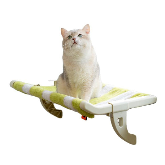 Mewoofun Cat Hammock One-Step Sliding Clamping Slot Adjustment Cat Window Hammock with Removable Covers 15kg Pet Accessories