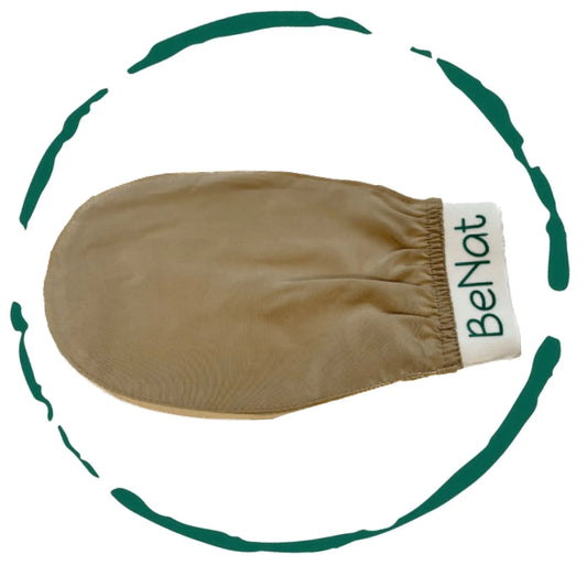 Peeling-Badehandschuhe aus Seide
