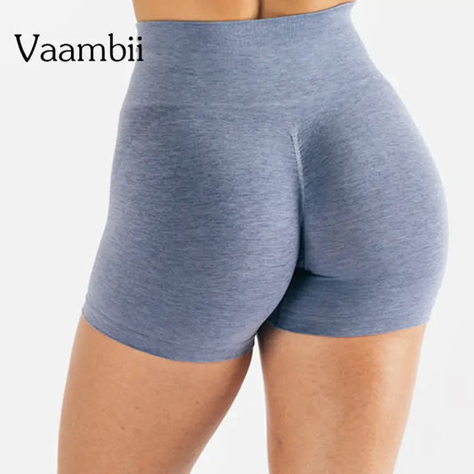 Sportshorts mit hoher Taille