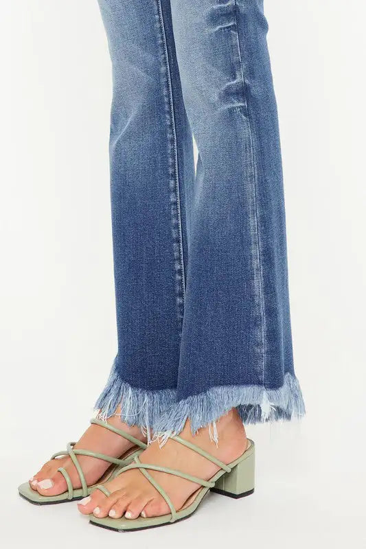 Kan Can High Rise Bootcut Jeans