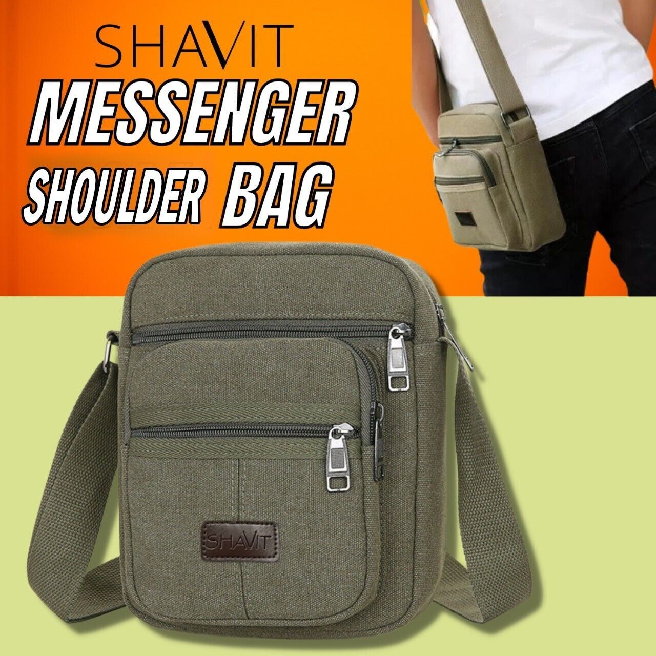Messenger Bag Umhängetasche Crossbody Canvas Taschen Casual Satchel Vintage Tasche
