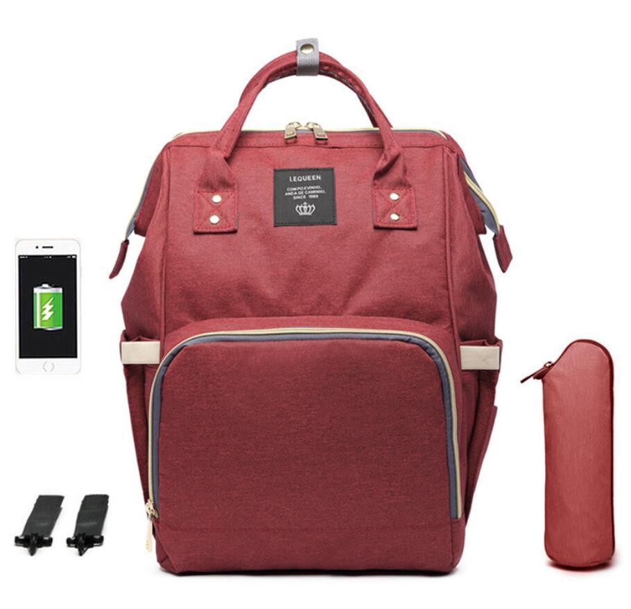 Große Kapazität Windel Tasche Mummy Pflege Windel Rucksäcke Reise Baby