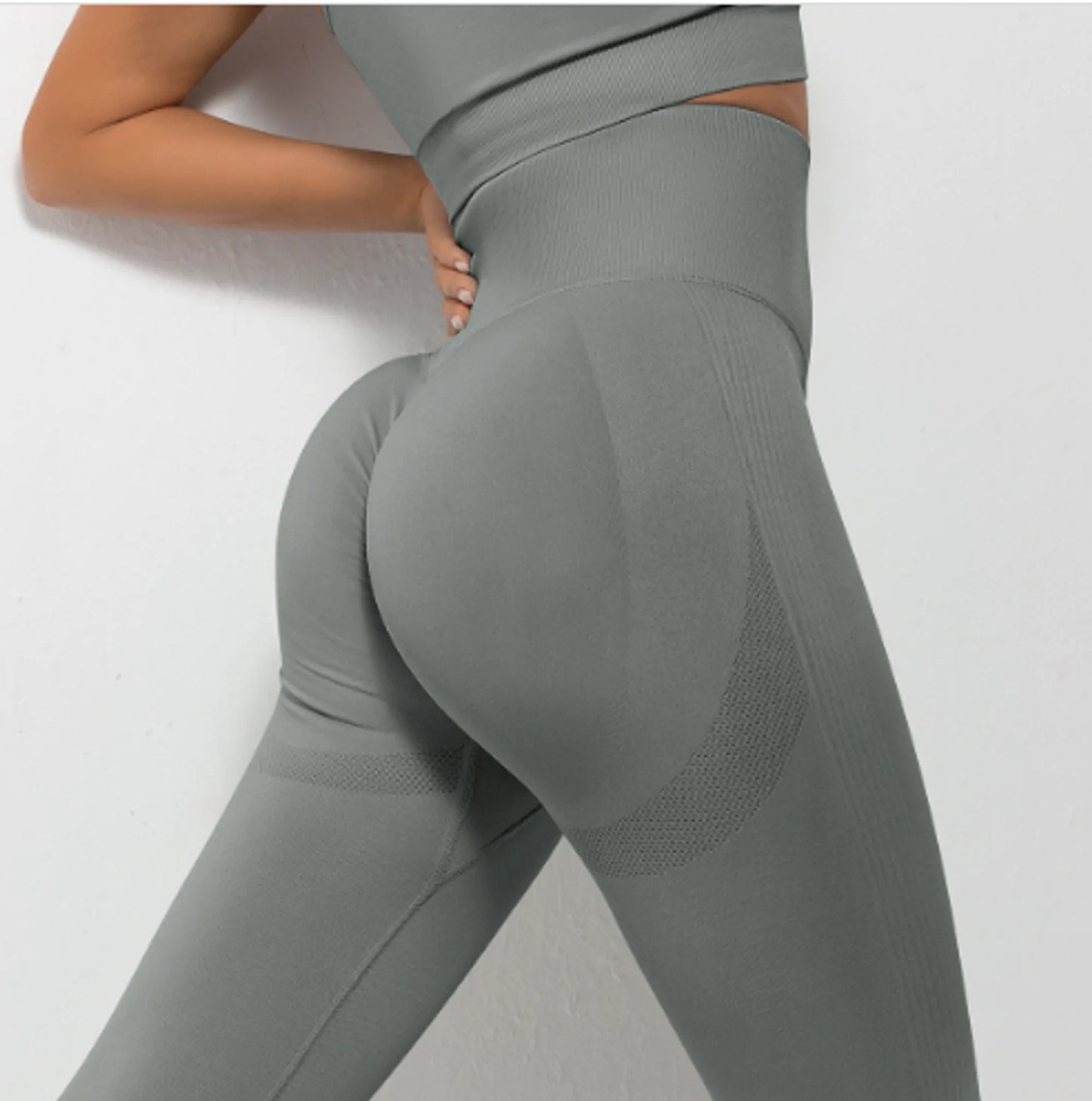 ASHEYWR Fitness Damen Sport Nahtlose Leggings
