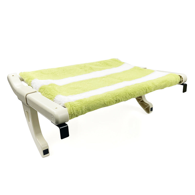 Mewoofun Cat Hammock One-Step Sliding Clamping Slot Adjustment Cat Window Hammock with Removable Covers 15kg Pet Accessories