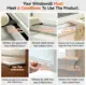 Mewoofun Cat Hammock One-Step Sliding Clamping Slot Adjustment Cat Window Hammock with Removable Covers 15kg Pet Accessories