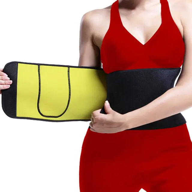 AfruliA Sportgurt, schmaler Taillentrainer, Cincher, Rückenstütze, silberne Abdeckung, Sauna-Schwitzgürtel, Schlankheitsgürtel, Body Shaper, Faja-Mieder