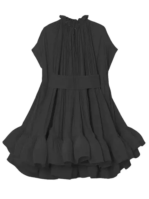 Asymmetrische, einfarbige Minikleider für Damen